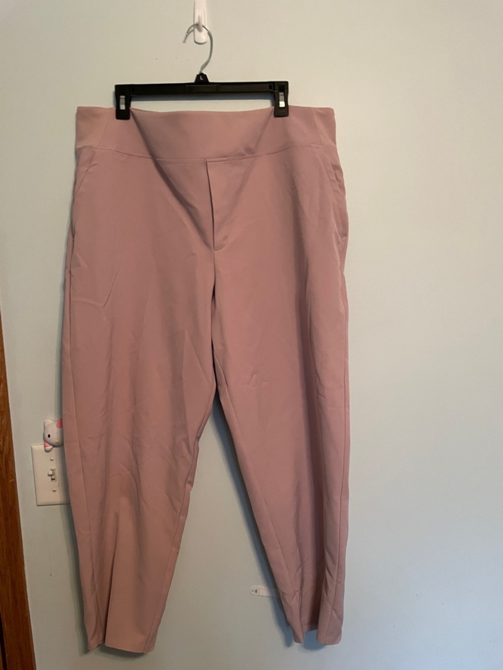 Athleta Wide Leg Ponte Pants in Dusty Rose